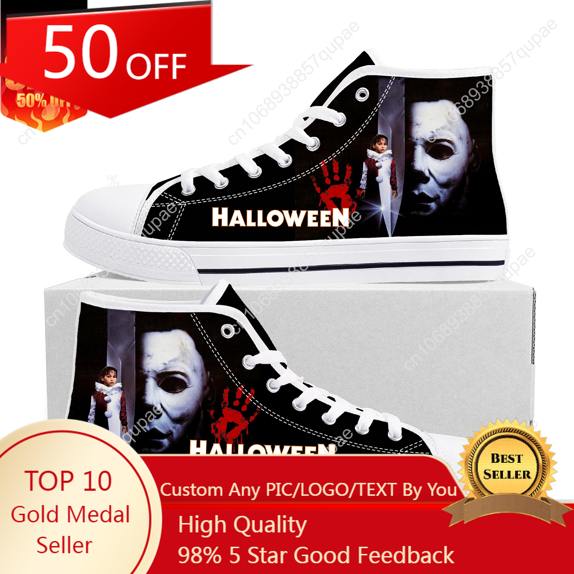 Women Shoes Myer - Michael Myers Halloween Killer High Top