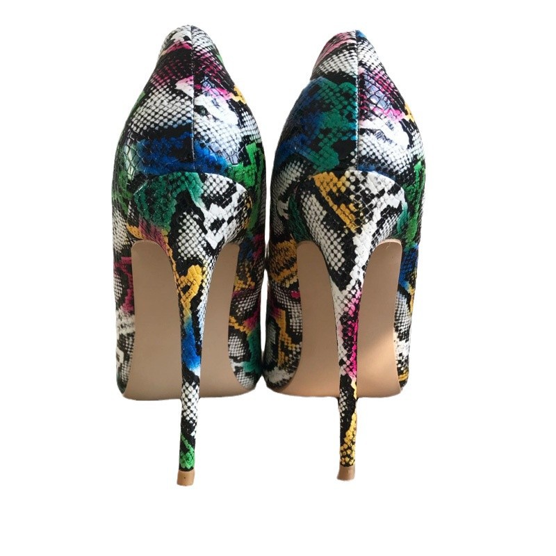 Colorful Python Leather High H - مراجعة Women'S Shoes In Size 12 وسعره