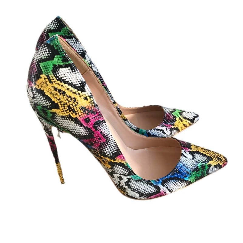 Colorful Python Leather High H - مراجعة Women'S Shoes In Size 12 وسعره