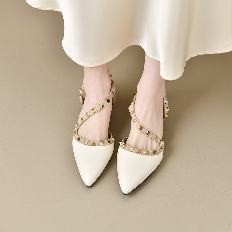 Women Shiny Back Buckle Strap  - مراجعة Women'S Shoes Trendy وسعره