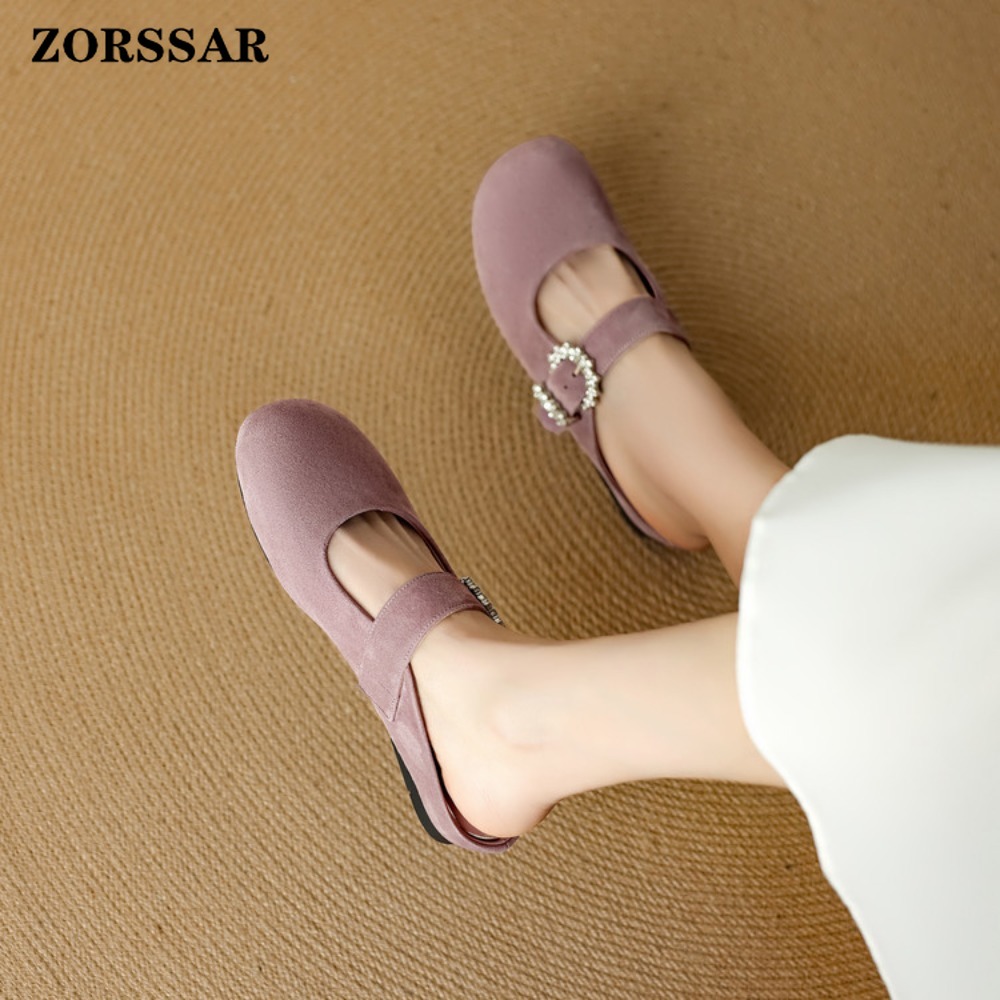 Women's Suede Flat Mary Jane M - مراجعة Kids Shoes Women وسعره