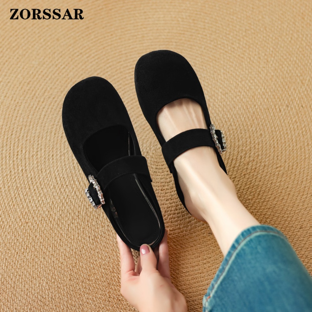 Women's Suede Flat Mary Jane M - مراجعة Kids Shoes Women وسعره