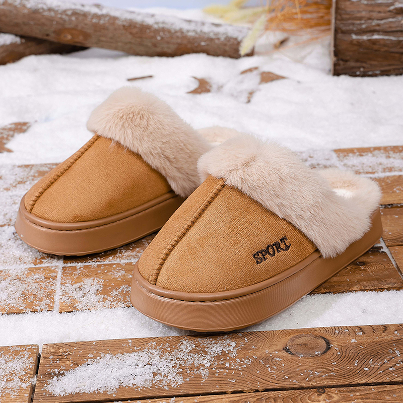 Solid Fluffy Women Slippers Fl - مراجعة Fluffy Fur Slipper وسعره