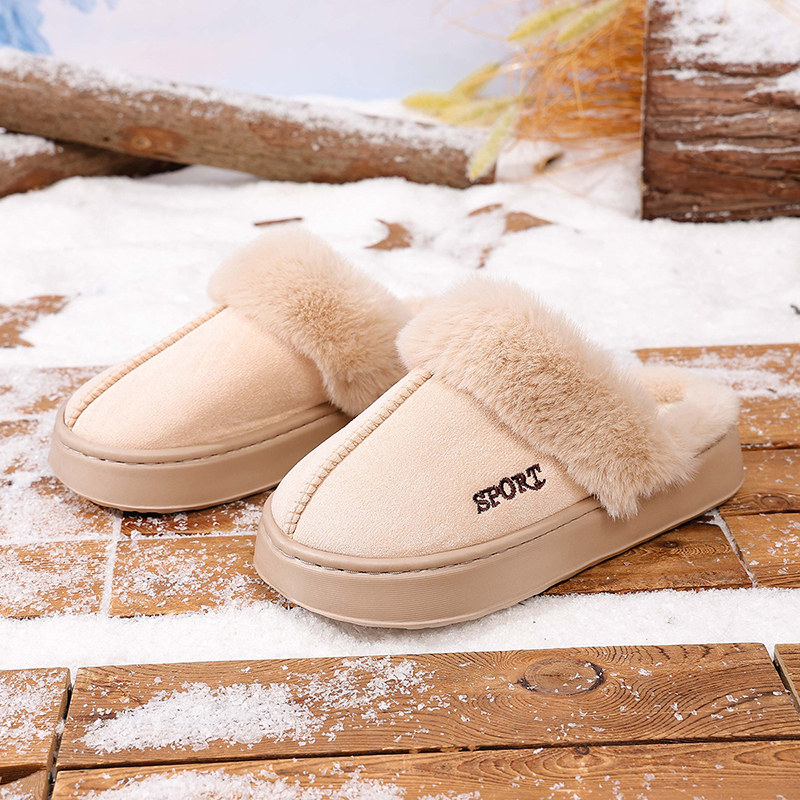 Solid Fluffy Women Slippers Fl - مراجعة Fluffy Fur Slipper وسعره