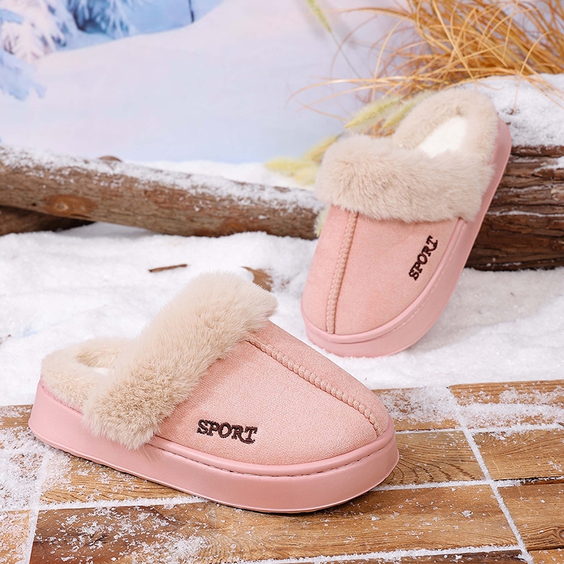 Solid Fluffy Women Slippers Fl - مراجعة Fluffy Fur Slipper وسعره