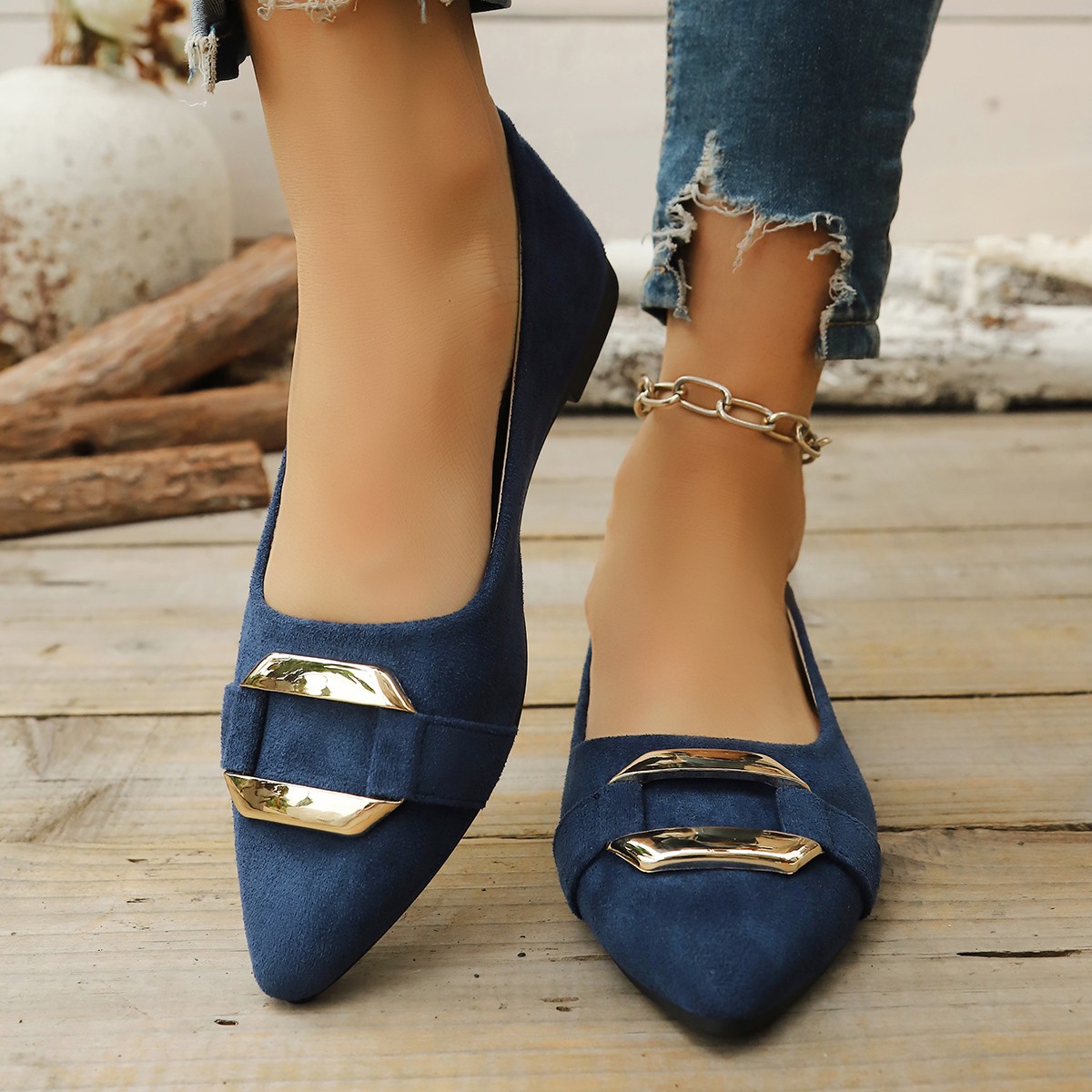 Spring and Autumn Elegant Poin - مراجعة Women'S Shoes Toms وسعره