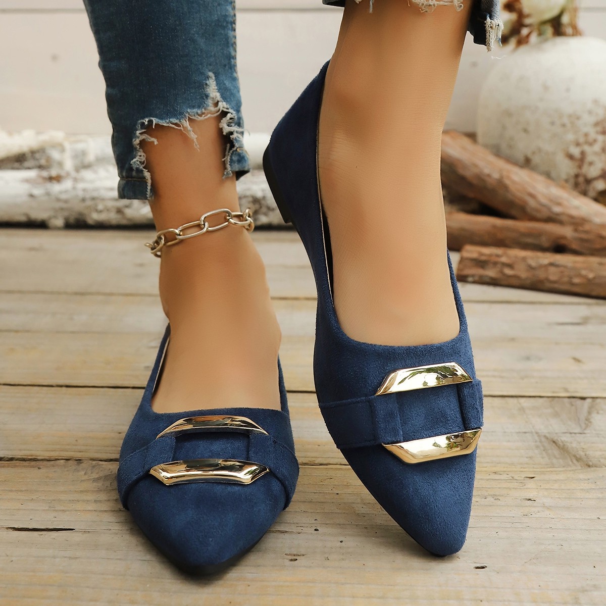 Spring and Autumn Elegant Poin - مراجعة Women'S Shoes Toms وسعره