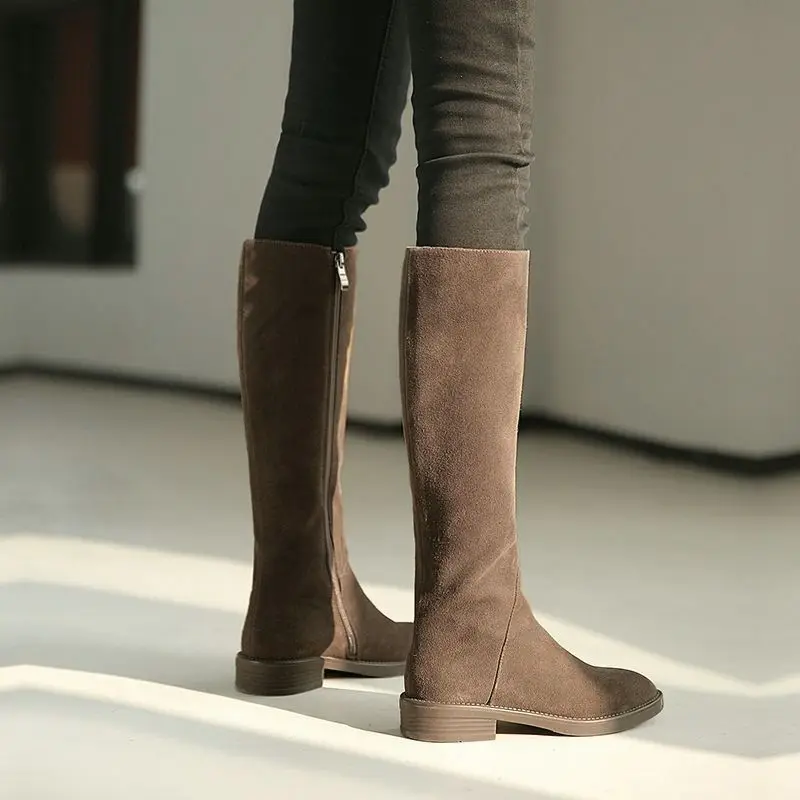 New in Zipper Warm Suede Ladie - مراجعة Kids Shoes Women وسعره