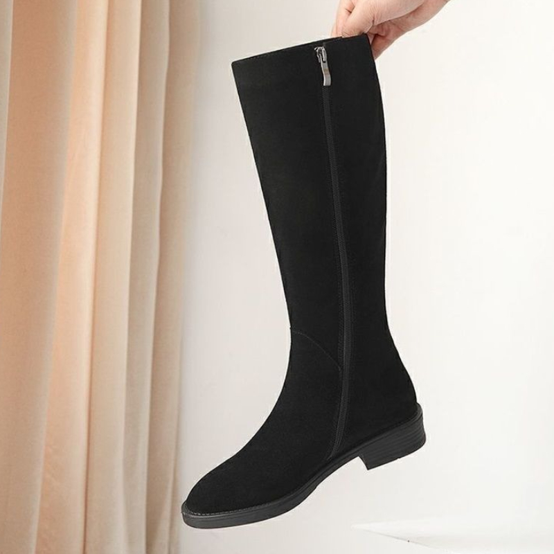 New in Zipper Warm Suede Ladie - مراجعة Kids Shoes Women وسعره