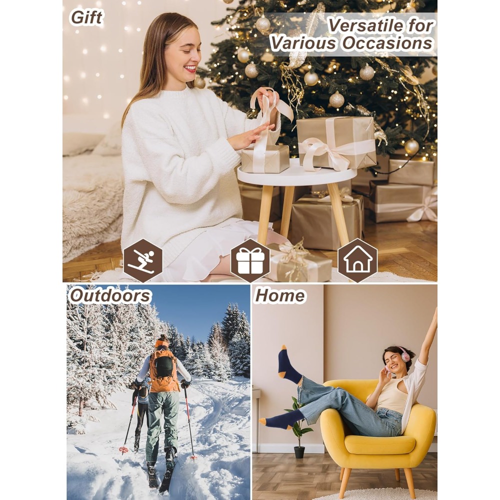 5 Pairs Women Crew Socks Knitt - مراجعة Women'S Shoes For Crews وسعره