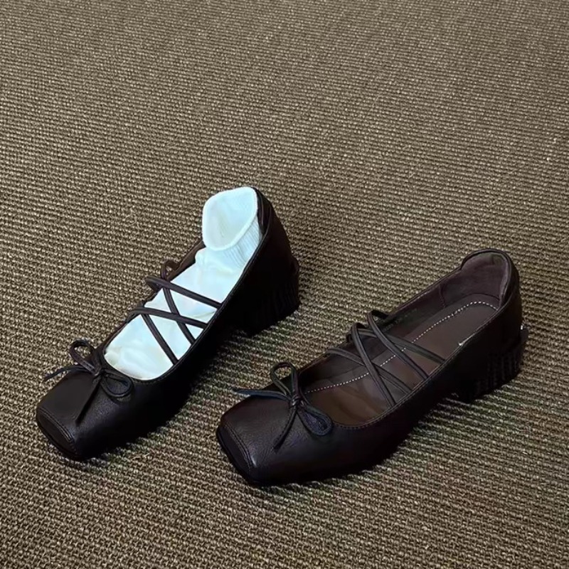 Single Shoes Fashion New Squar - مراجعة Women'S Shoes In Size 12 وسعره