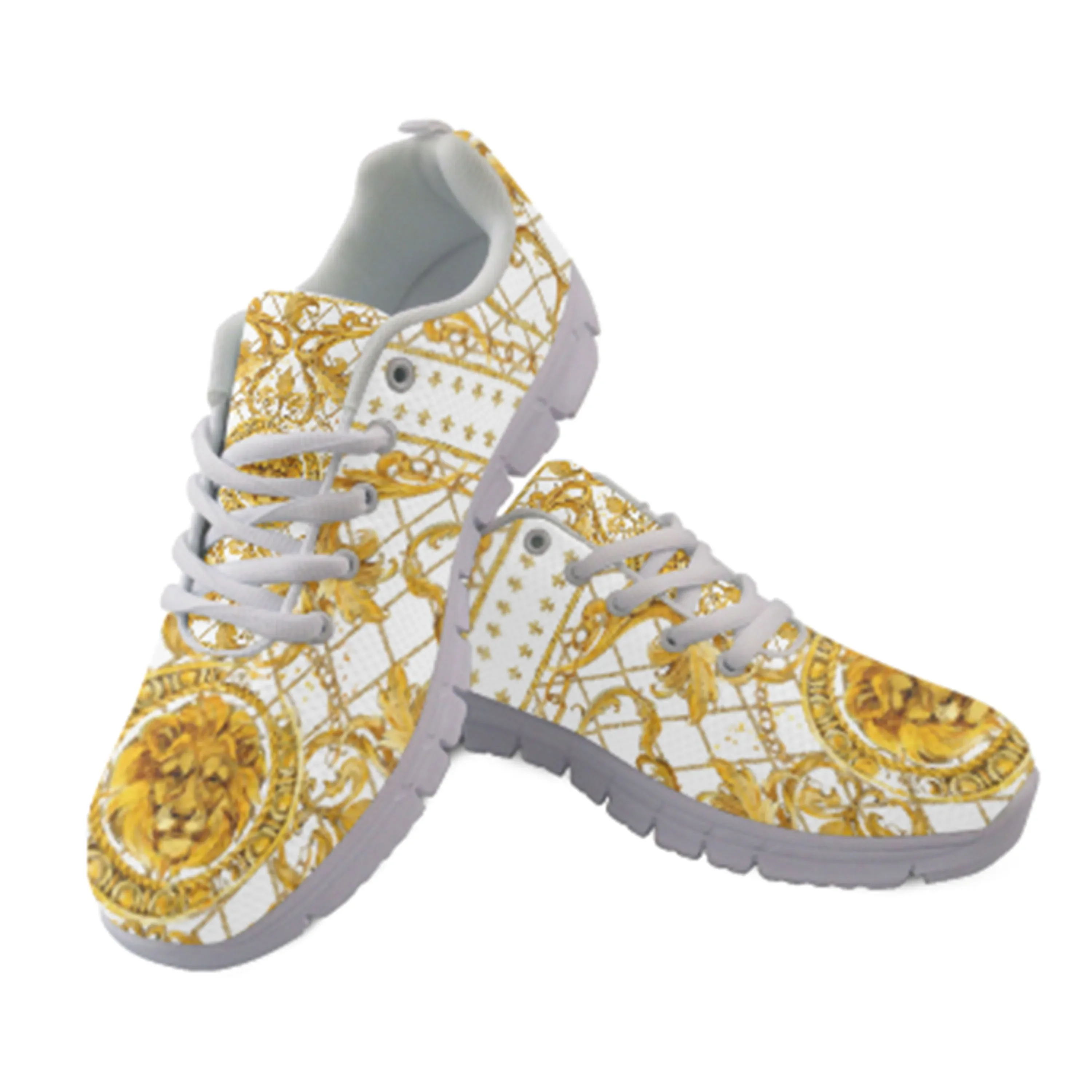 Golden Lion Head Lace Sports S - مراجعة Kids Shoes Women وسعره