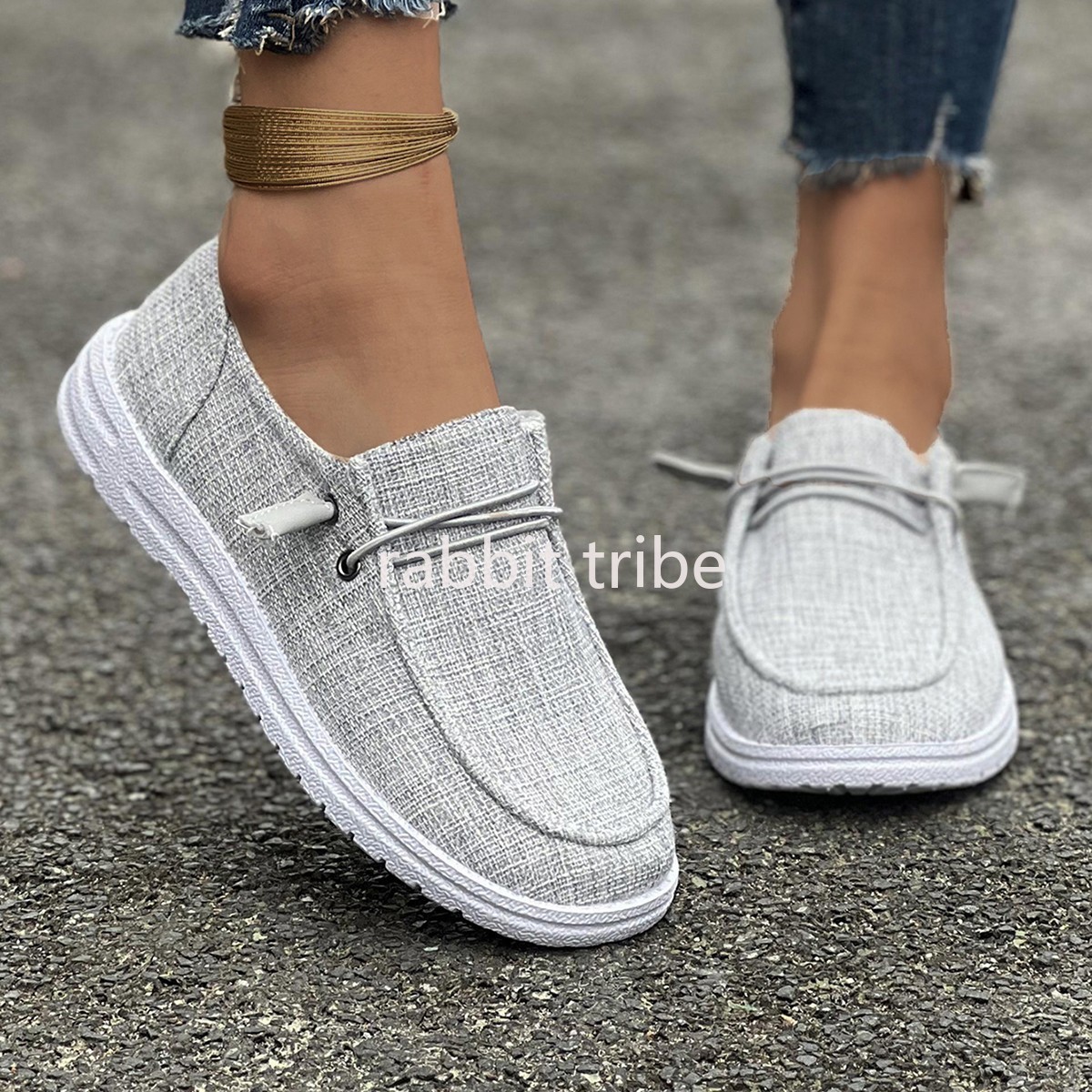 2026 New Fashionable Canvas Ca - مراجعة Loafer Flat Women وسعره