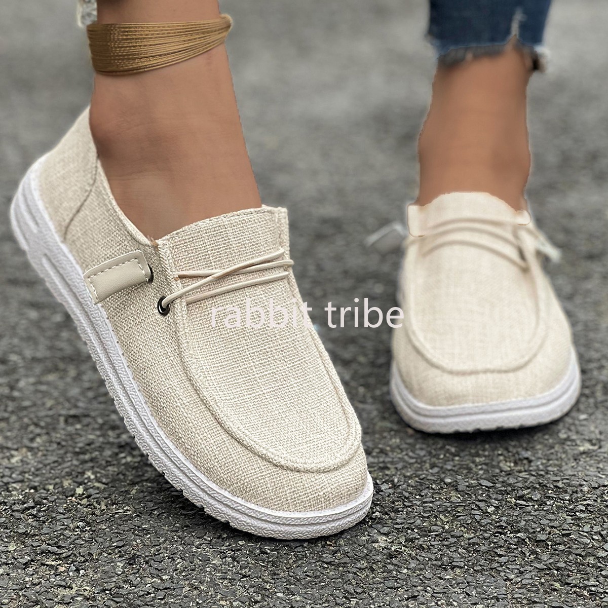 2026 New Fashionable Canvas Ca - مراجعة Loafer Flat Women وسعره
