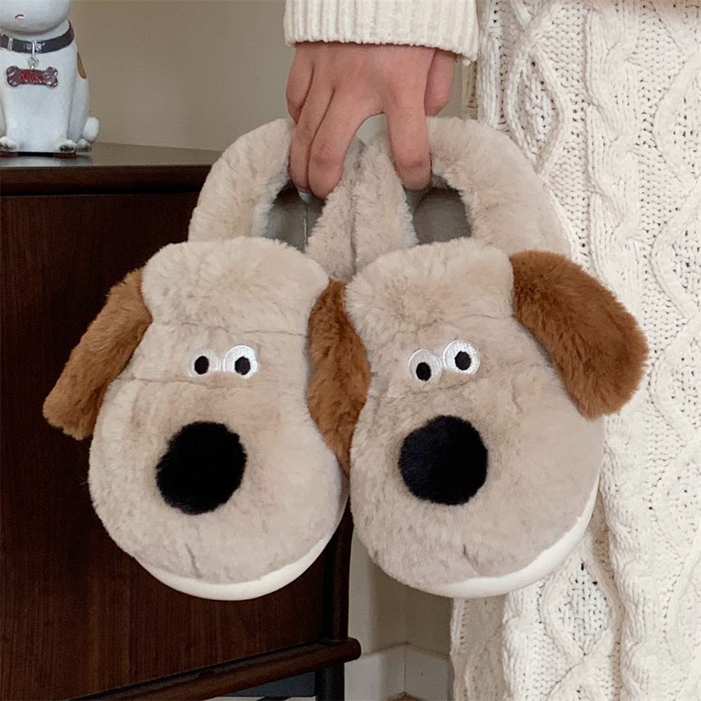 Size36-45 Hug Dog Slippers Gir - مراجعة Fluffy Fur Slipper وسعره