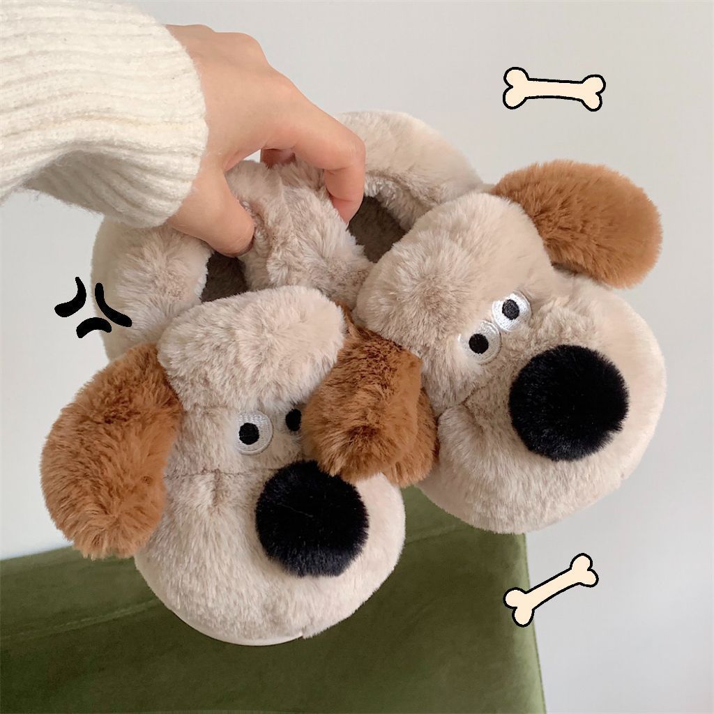 Size36-45 Hug Dog Slippers Gir - مراجعة Fluffy Fur Slipper وسعره