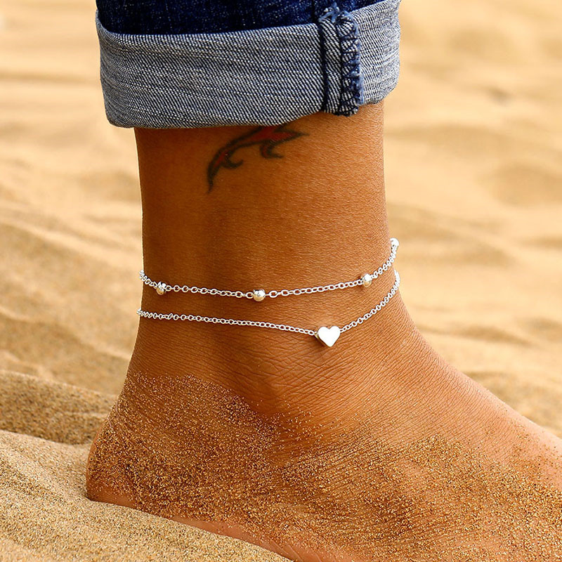 LETAPI Two Layers Chain Heart  - مراجعة Gold Chain Sandal وسعره