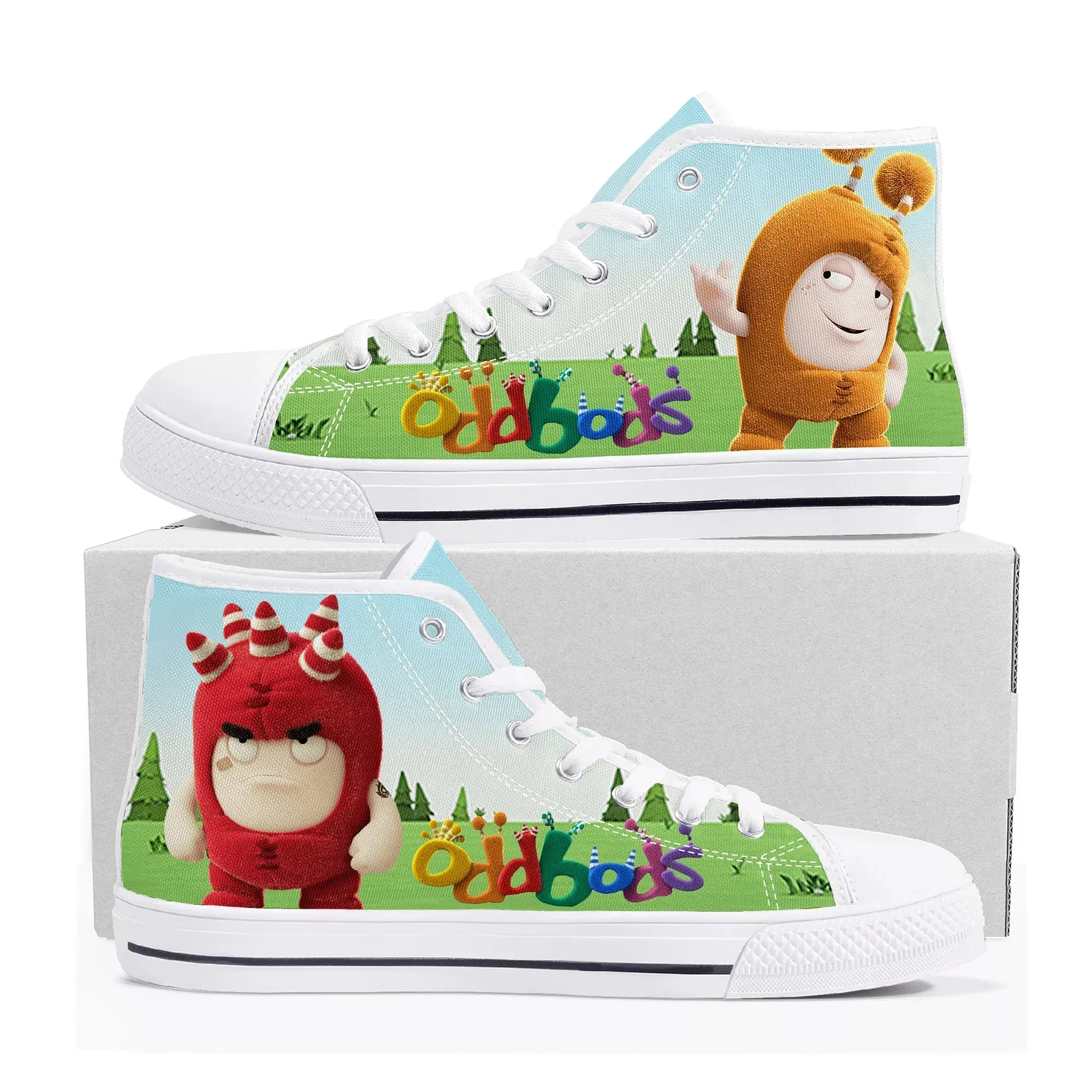 Oddbods High Top Sneakers Mens - مراجعة Women Shoes Singapore وسعره