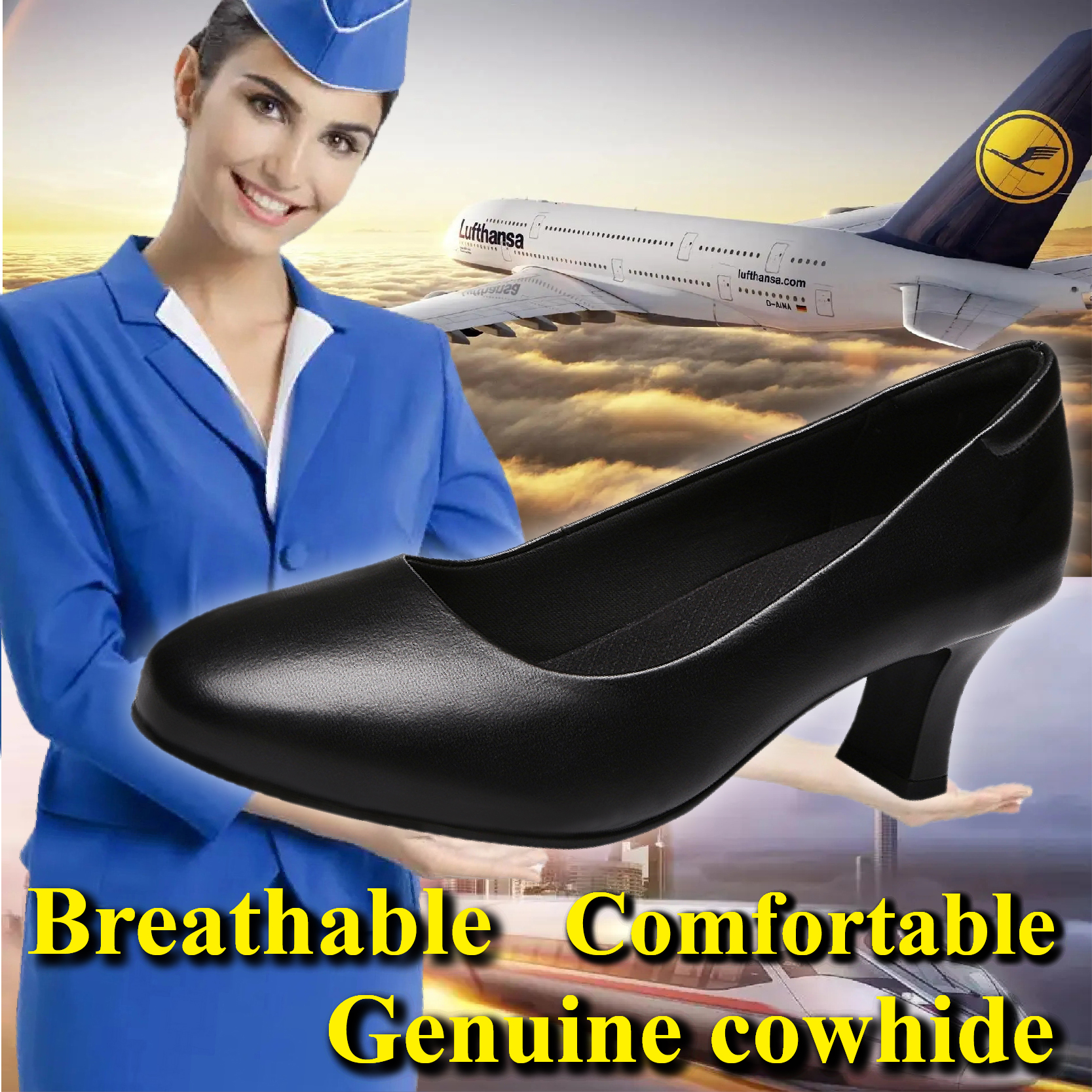 5.5cm Comfort Genuine cow Leat - مراجعة Women'S Shoes For Crews وسعره