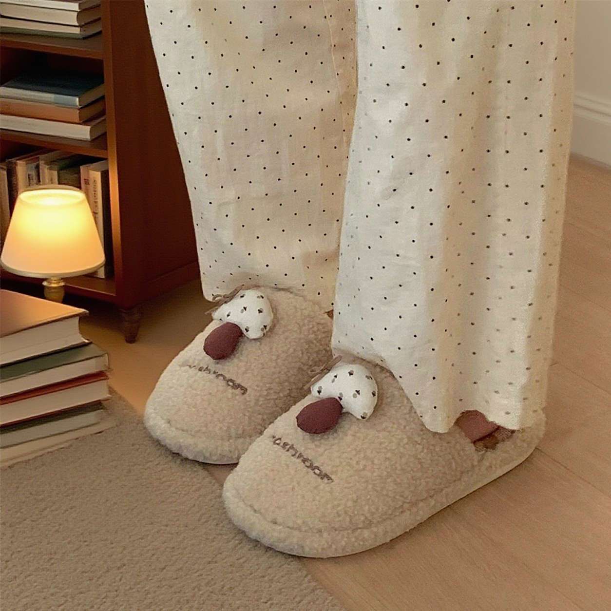 Women's mushroom slippers wome - مراجعة Fluffy Fur Slipper وسعره