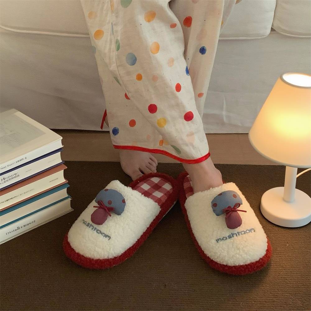 Women's mushroom slippers wome - مراجعة Fluffy Fur Slipper وسعره