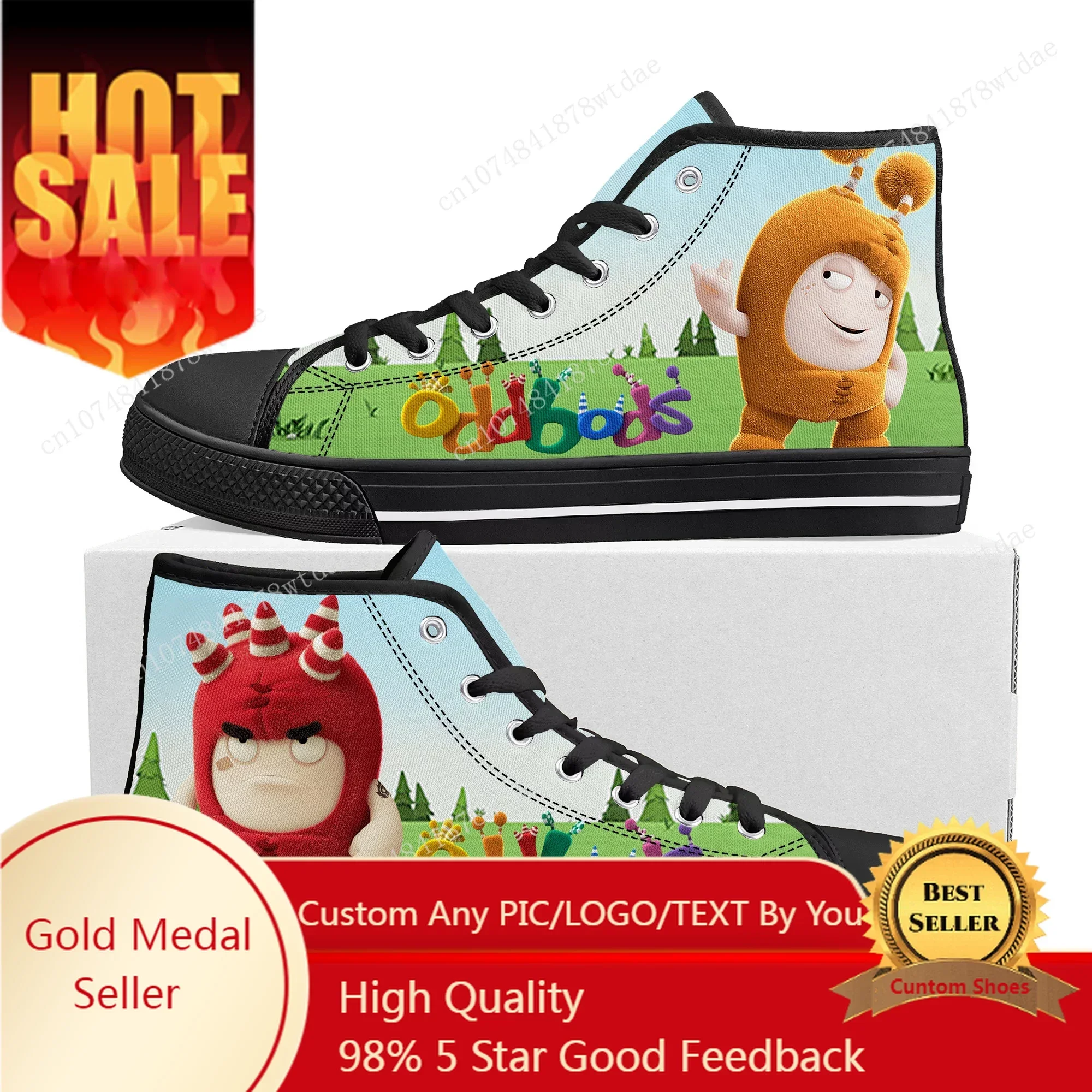 Oddbods High Top Sneakers Mens - مراجعة Women Shoes Singapore وسعره