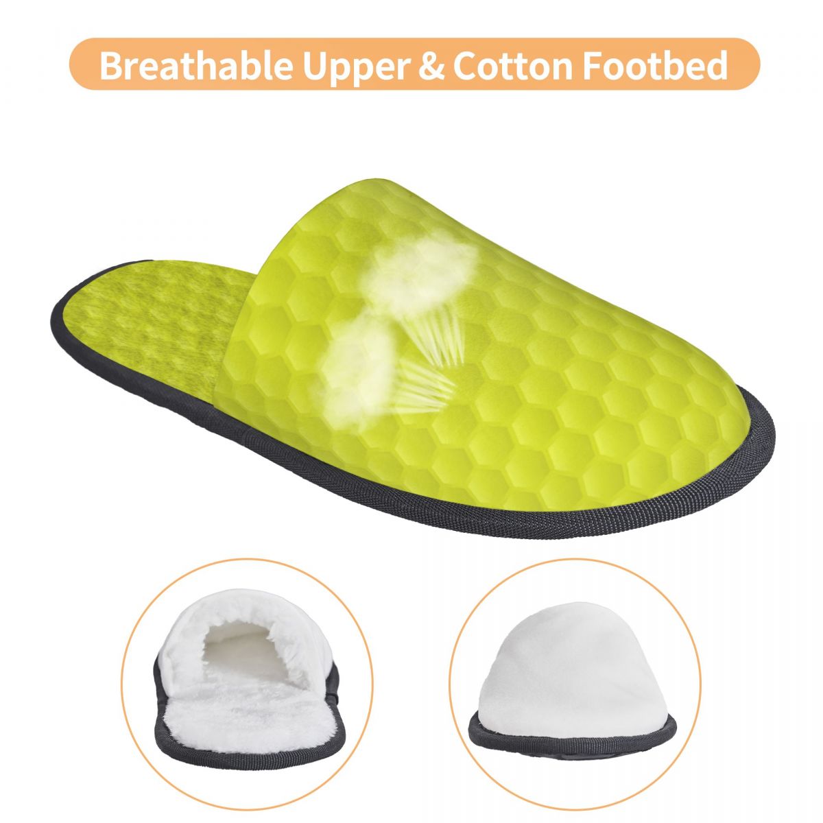 Golf Ball Texture Print House  - مراجعة Fluffy Fur Slipper وسعره
