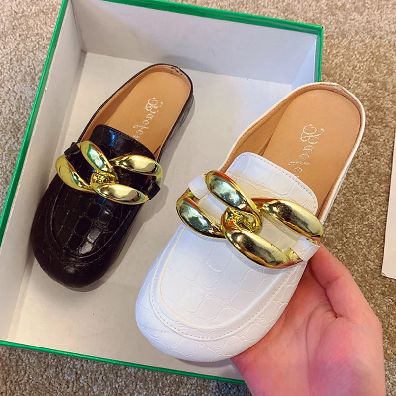 Fashion Women Slippers Plus Si - مراجعة Gold Chain Sandal وسعره