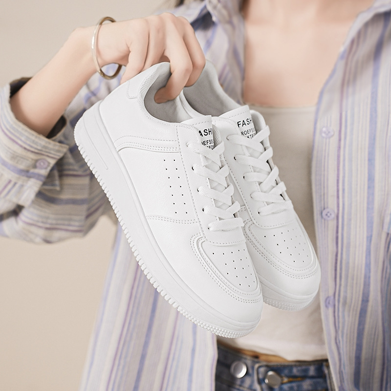 New breathable white sneakers  - مراجعة Women'S Shoes Trendy وسعره