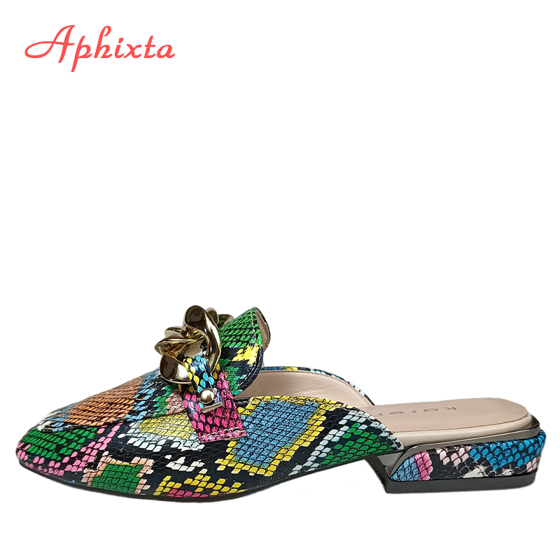 Aphixta Summer New Chain Women - مراجعة Gold Chain Sandal وسعره