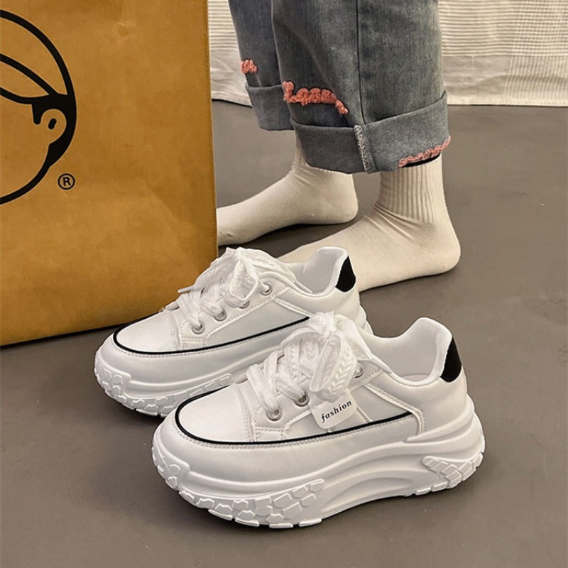 Trendy White Dad Shoes Lightwe - مراجعة Women'S Shoes Trendy وسعره