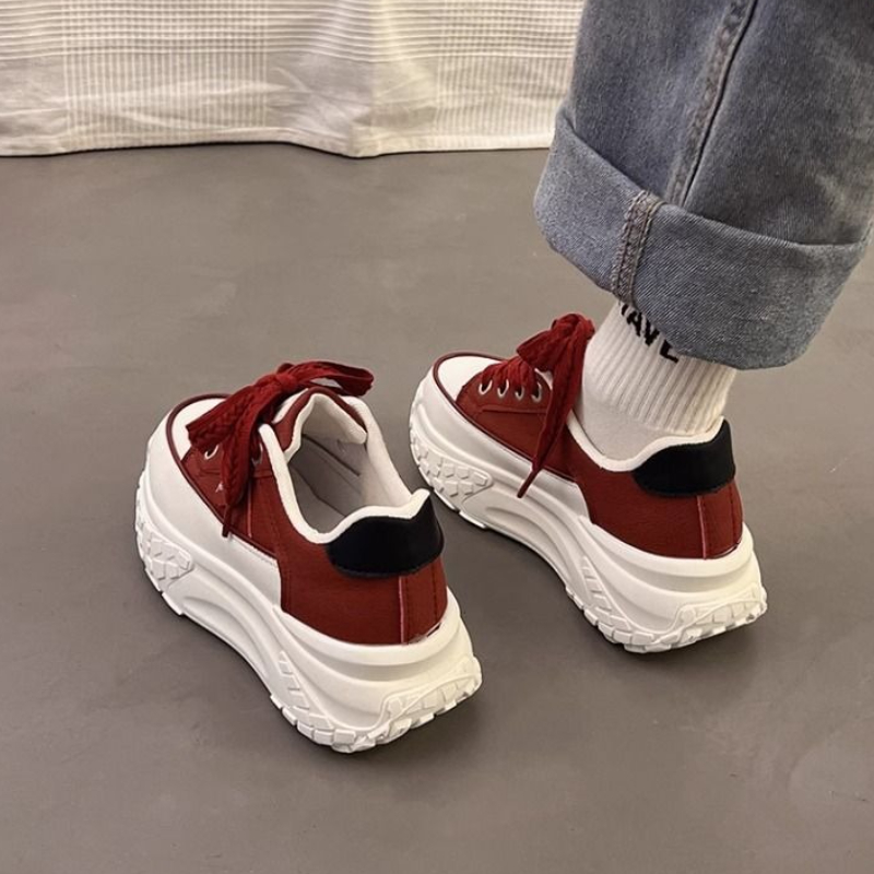 Trendy White Dad Shoes Lightwe - مراجعة Women'S Shoes Trendy وسعره