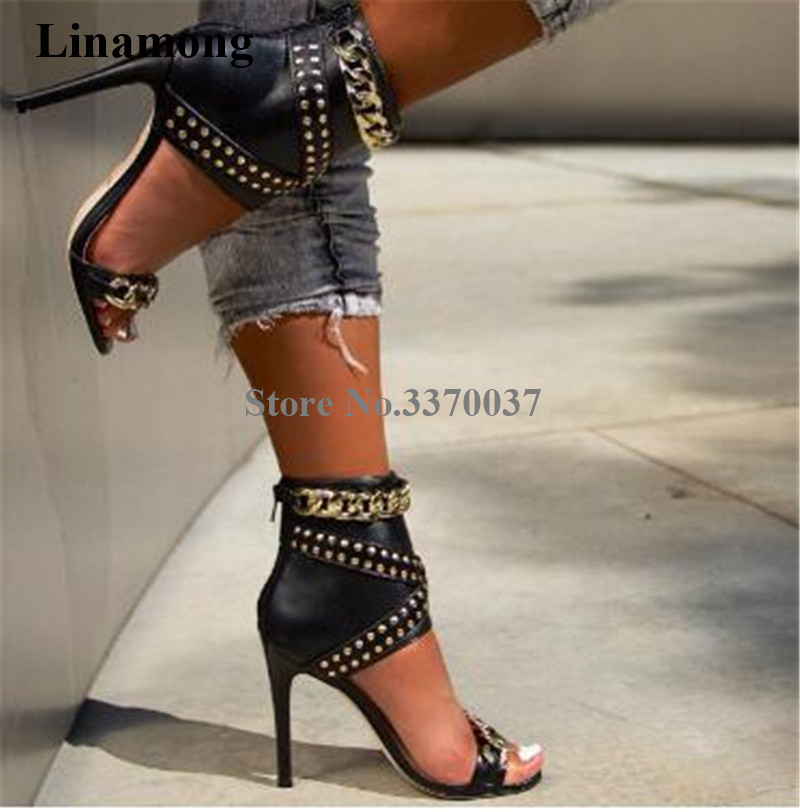 Western Fashion Women Open Toe - مراجعة Gold Chain Sandal وسعره
