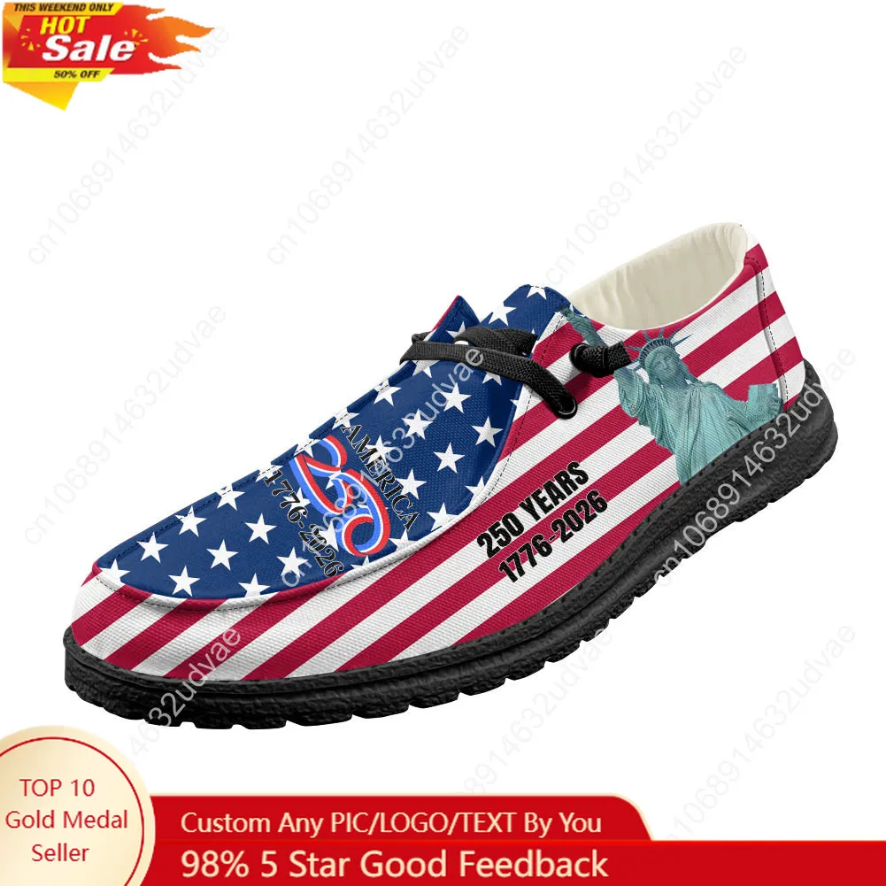 America 250th Anniversary 1776 - مراجعة Loafer Flat Women وسعره