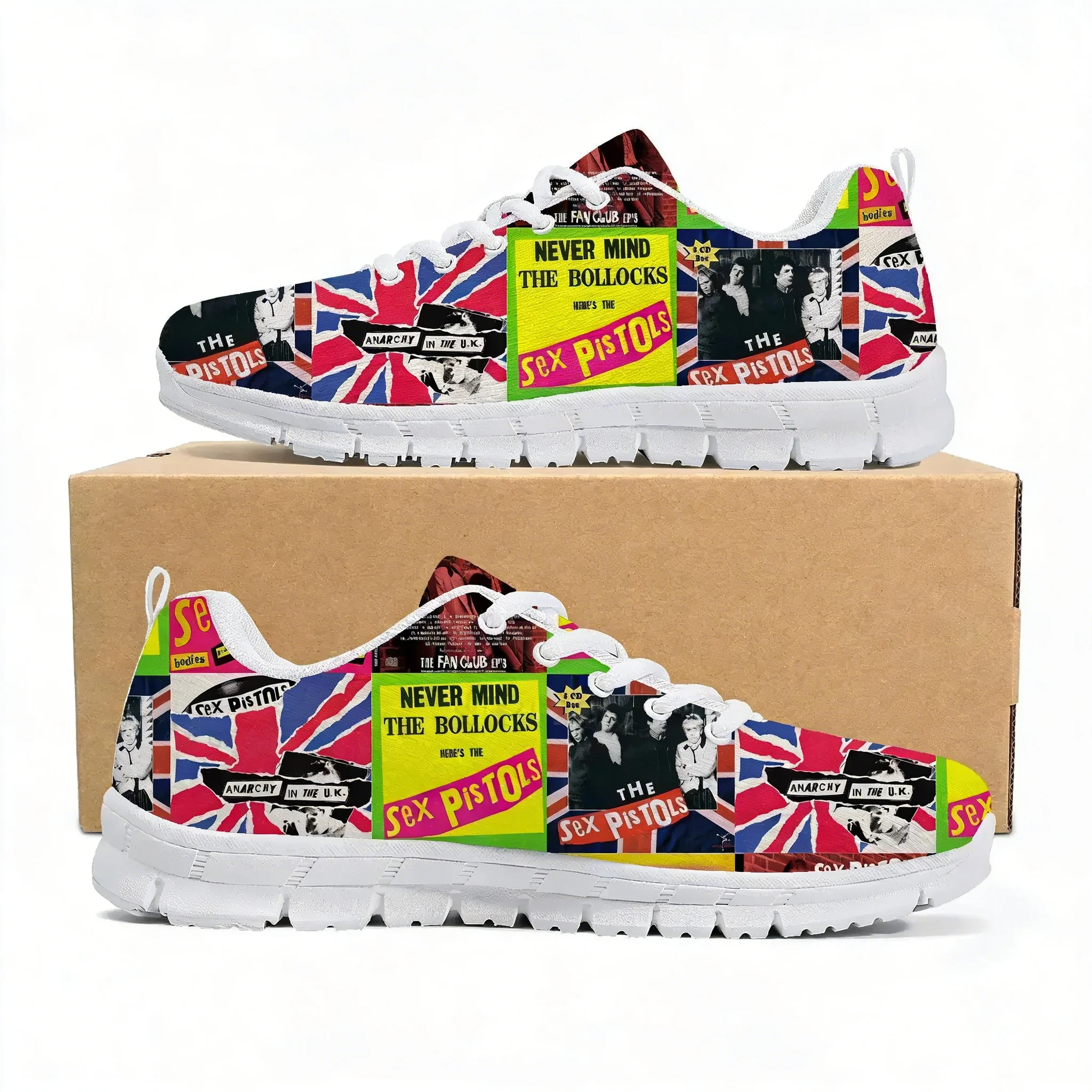 Sex Pistols Punk Rock Band Spo - مراجعة Kids Shoes Women وسعره
