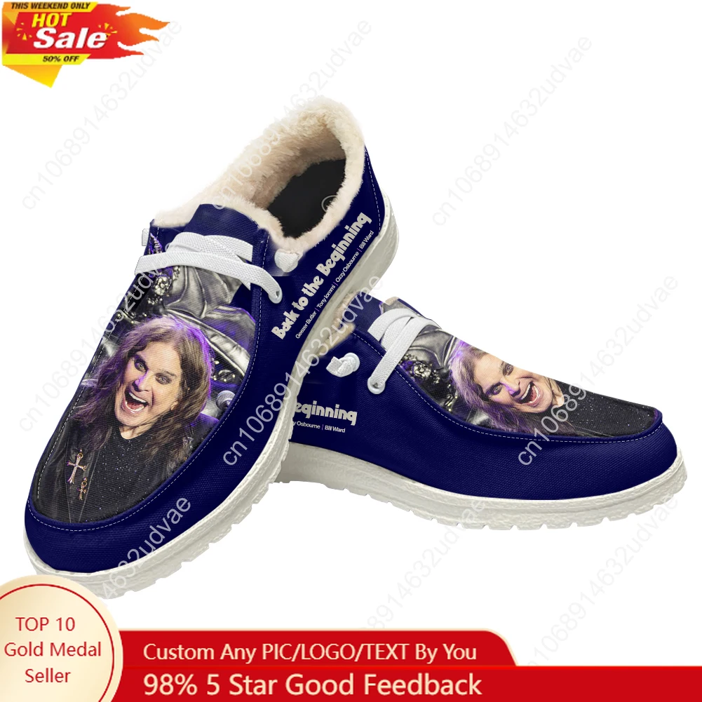 Ozzy Osbourne 1948-2025 Plush  - مراجعة Loafer Flat Women وسعره