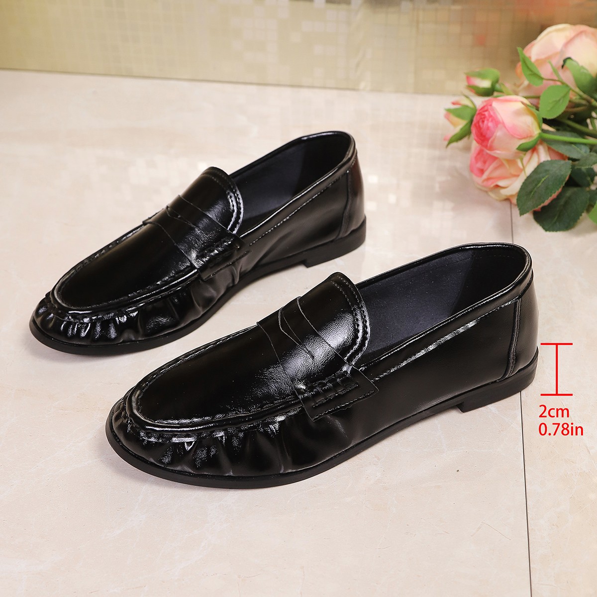 2026 Summer British Style Blac - مراجعة Loafer Flat Women وسعره