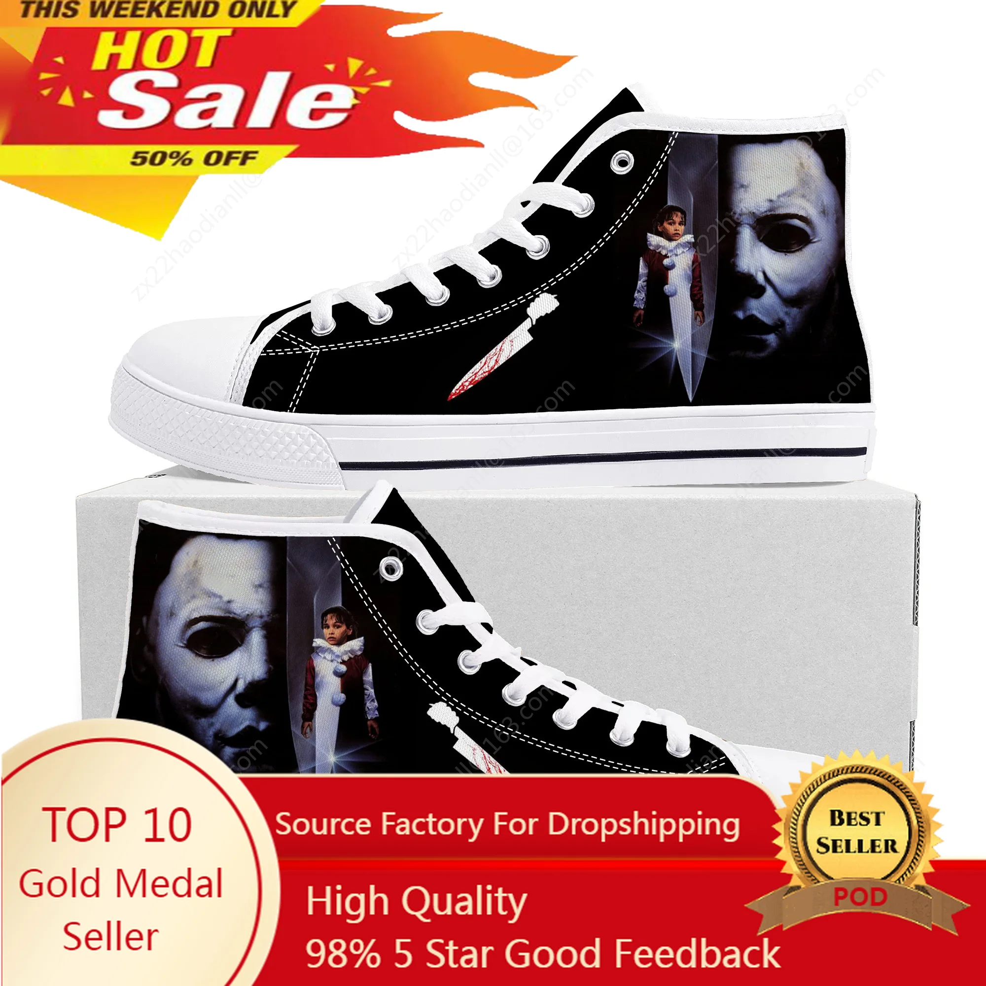 Horror Halloween High Top Qual - مراجعة Women Shoes Myer وسعره