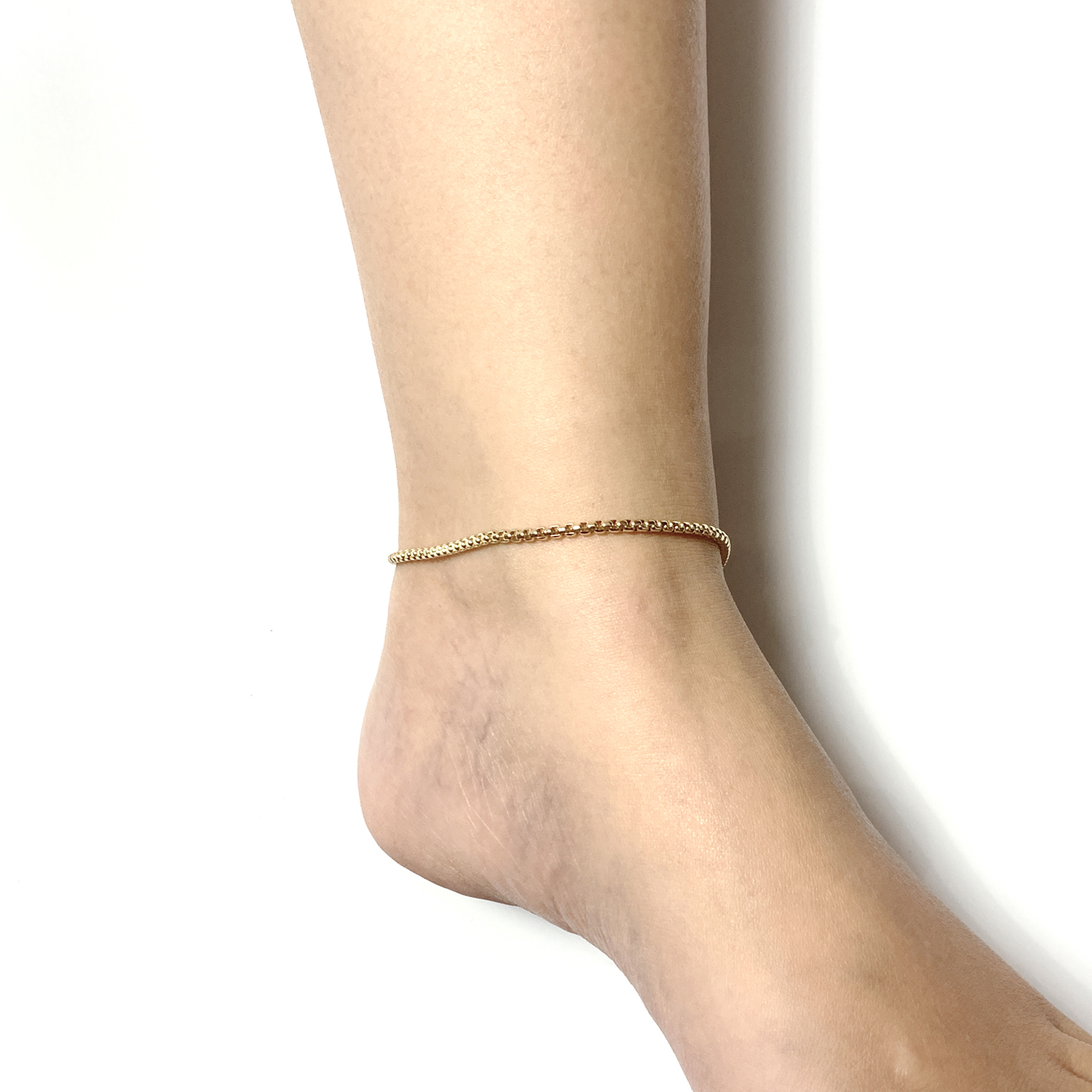 Women Ankel Bracelets 18K Gold - مراجعة Gold Chain Sandal وسعره
