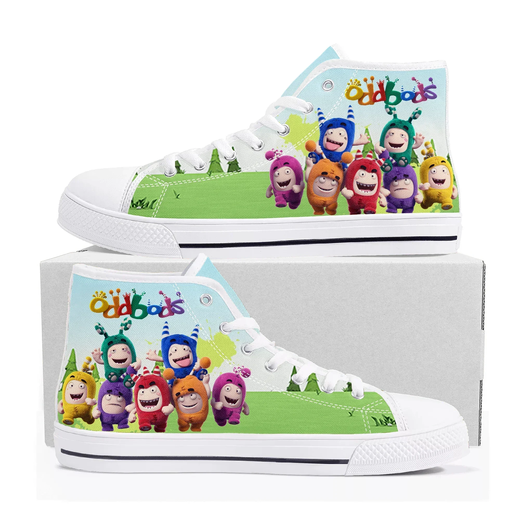 Oddbods High Top Sneakers Mens - مراجعة Women Shoes Singapore وسعره