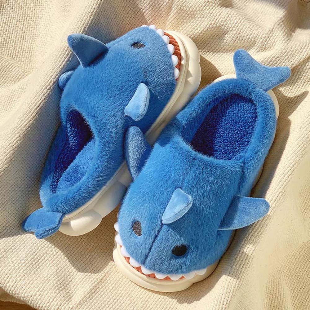 Cloudy Sharks Slipper Shark Sl - مراجعة Fluffy Fur Slipper وسعره